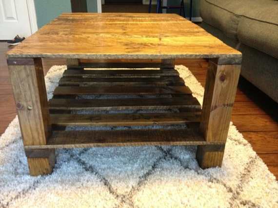 Items similar to Pallet Wood Coffee Table on Etsy