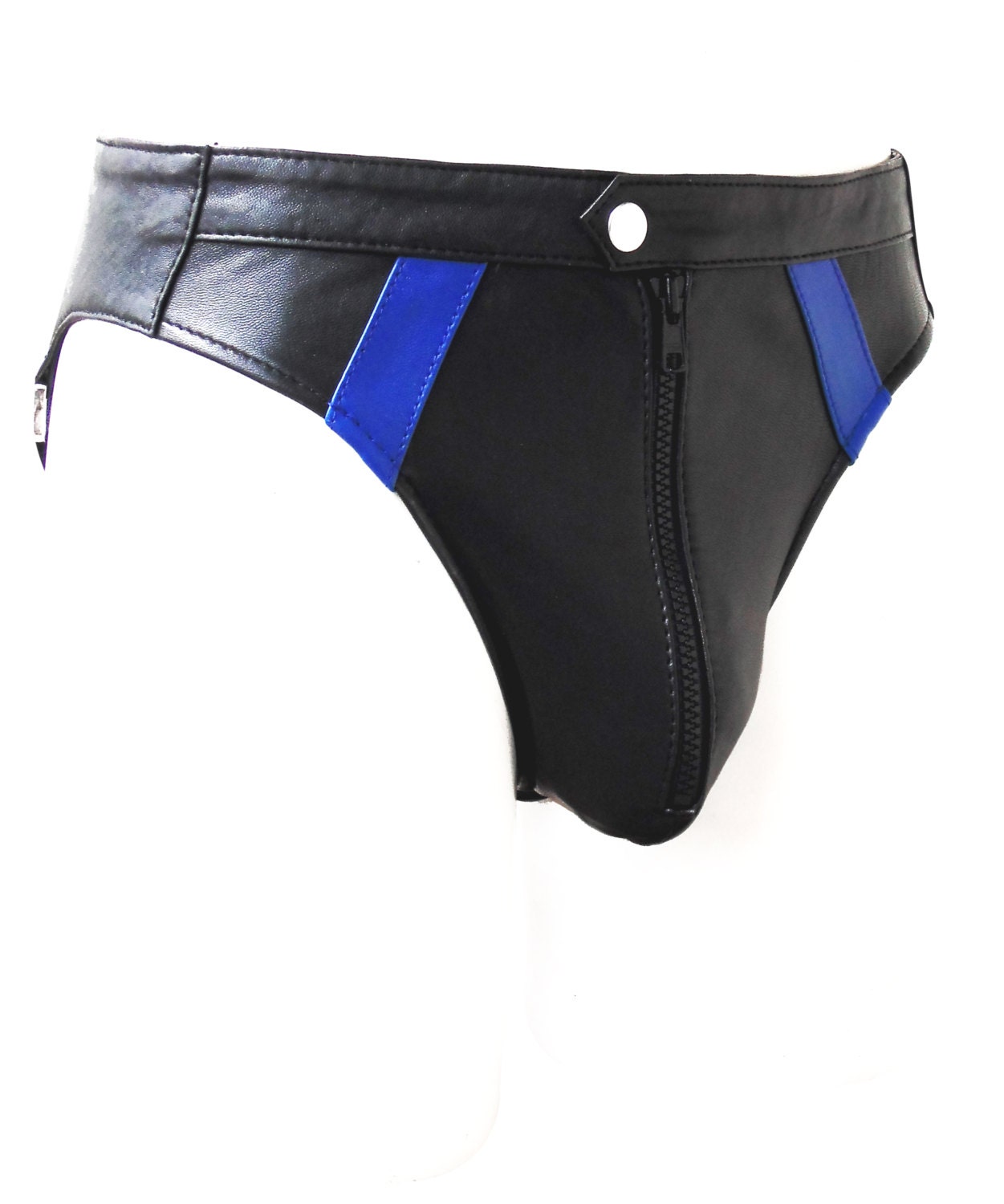 Leather Jockstrap With Colour Stripes Custom Made to Order