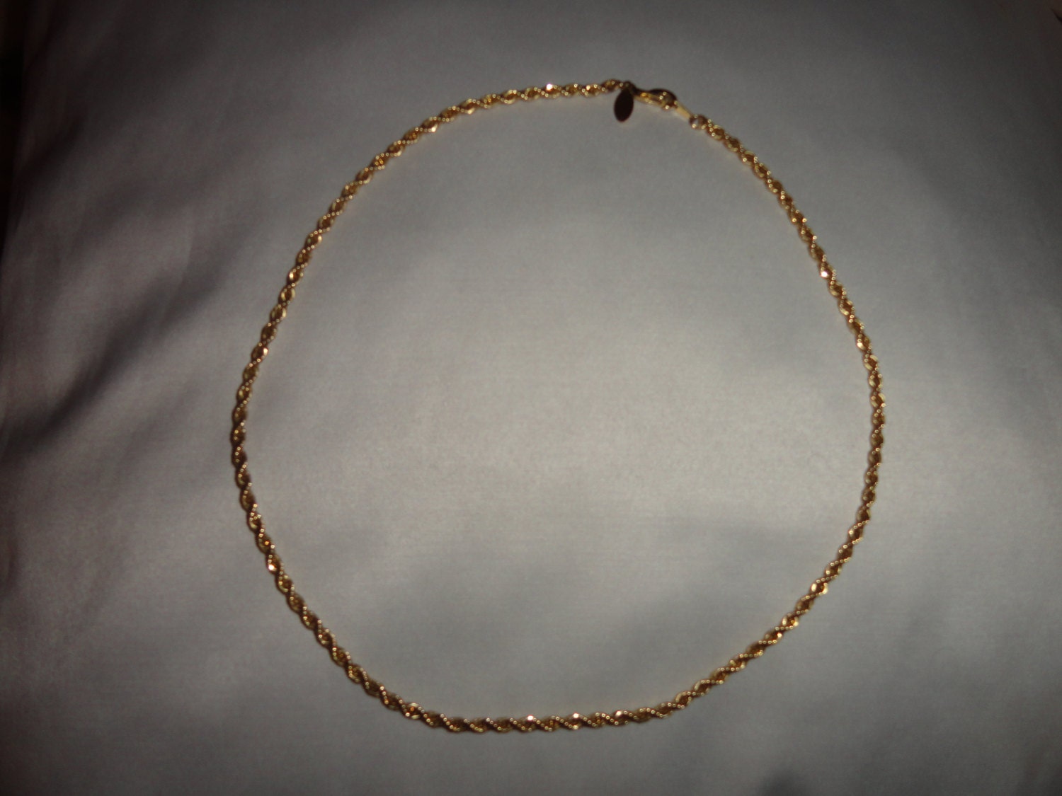 Marked Ambassador korea Vintage gold chain necklace 18 inch