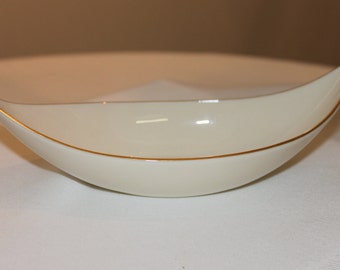 Vintage Mid Century China, Lenox Candy Dish, Nut or Trinket Dish, Ivory Porcelain