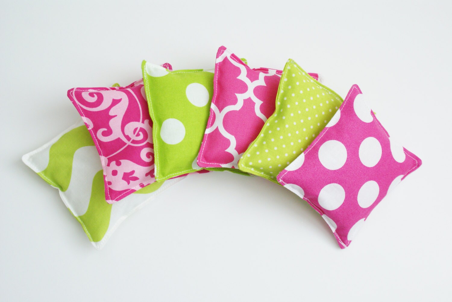 4 Inch Washable Bean Bag Toss Toys Set of 6 Party Game