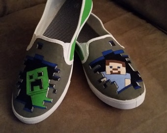 minecraft shoes – Etsy
