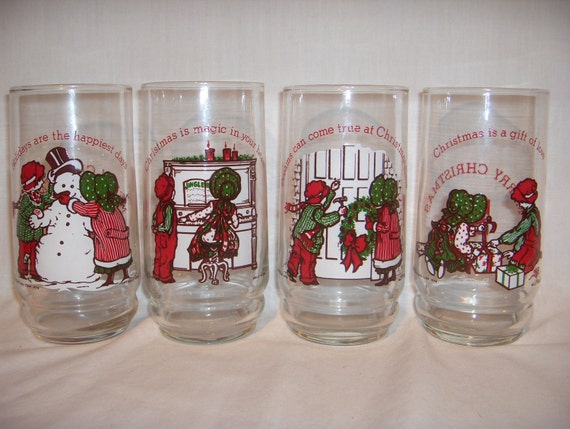 holly hobbie and robby coca cola christmas limited edition set holly hobbie coca cola christmas glasses