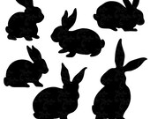 Easter Clip Art, Easter Bunny, Bunny ClipArt, Easter, Instant Download Ideal for Scrapbook, Cards, Invitations,Party,Paper Craft Ed018 Il_170x135
