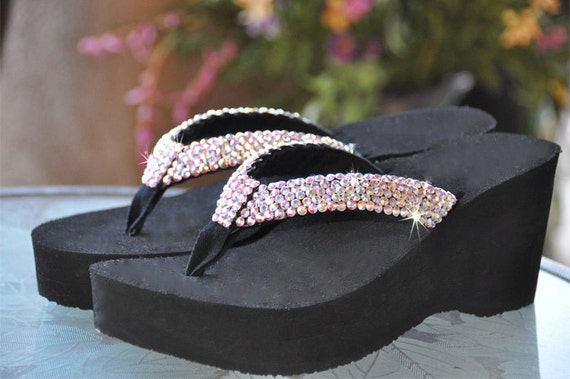 Swarovski Crystal Rhinestone Flip Flop Sandals For your