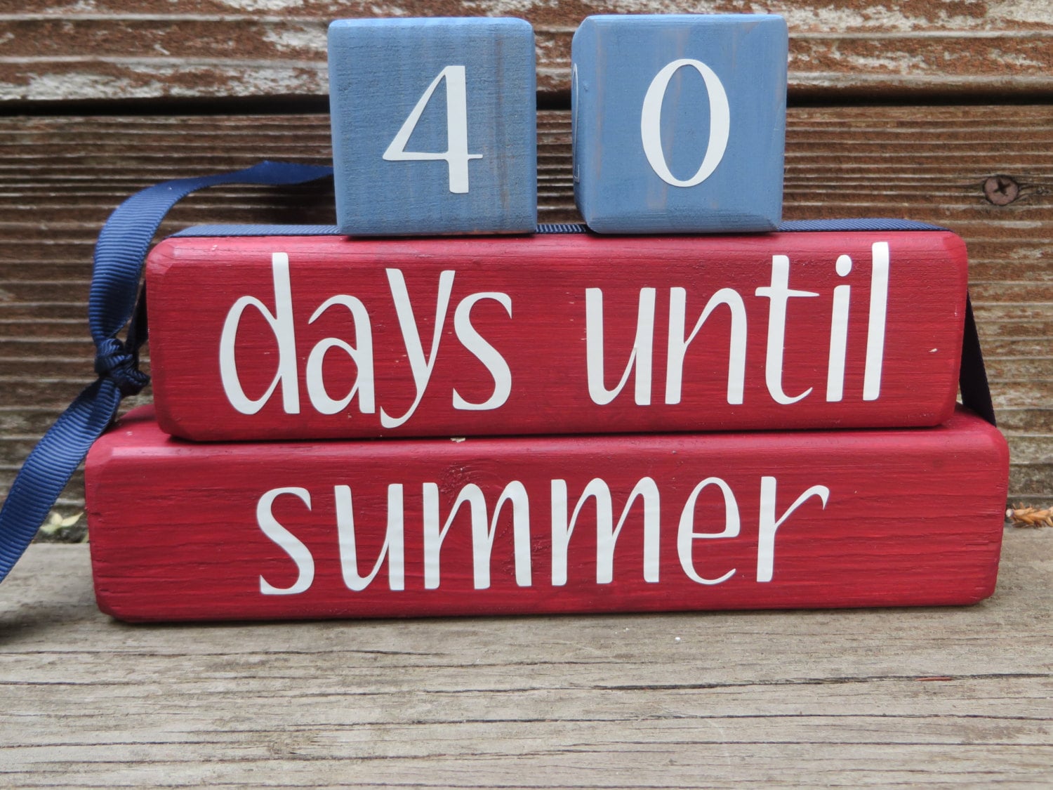 Teacher Countdown blocks Days until summer
