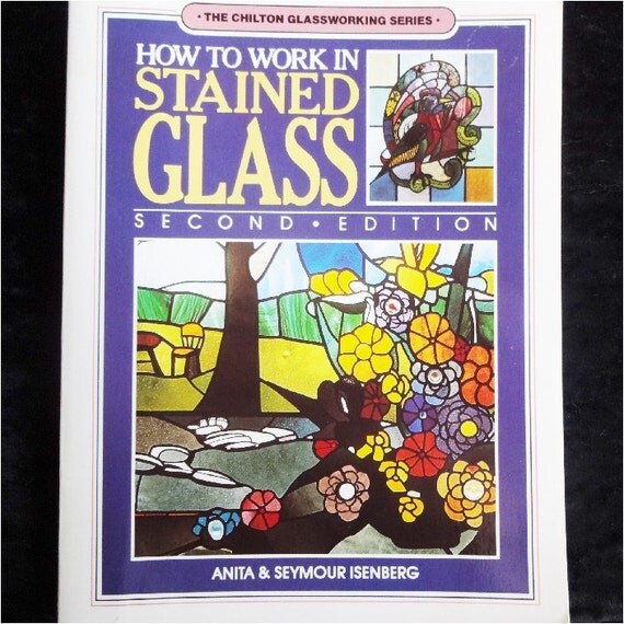 SALE 1983 Paperback Stained Glass by MyQuietTimeBooksPlus