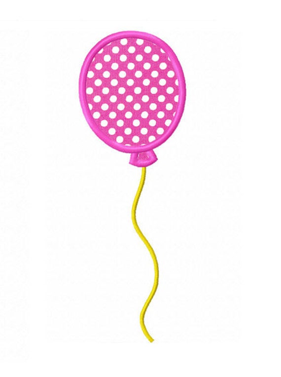 Balloon Applique Machine Embroidery Design NO0167