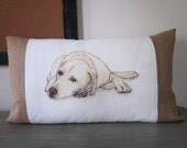 lab dog pillow