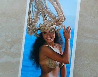 Carte postale Tahiti " Meilleurs voeux "