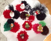 CHRISTMAS Headband-headband-Newborn Headband-Toddler Headband- Girl Headband Christmas- Christmas Clay- Christmas Newborn Il_170x135