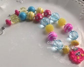 Cute Spider Necklace Set-Halloween Chunky Necklace- Spider Bubble Gum- Spider-Halloween Il_170x135
