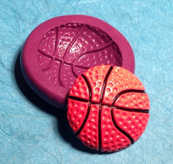 Basketball 26mm Flexible Silicone Mold Chocolate