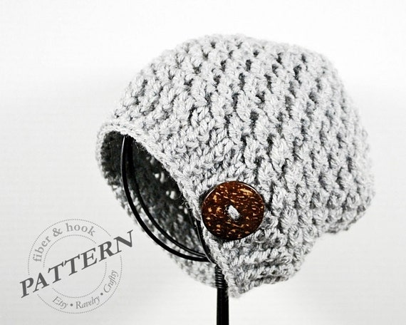 pattern single crochet beanie newborn Crochet Beanie CROCHET PATTERN Pattern Crochet Hat  CB with  Pattern,