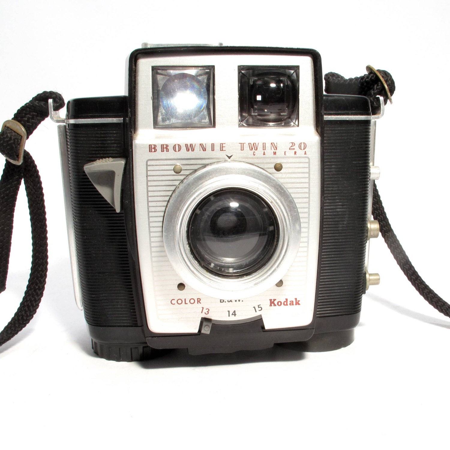 Kodak Brownie Twin 20 Roll Film Camera from 1950s