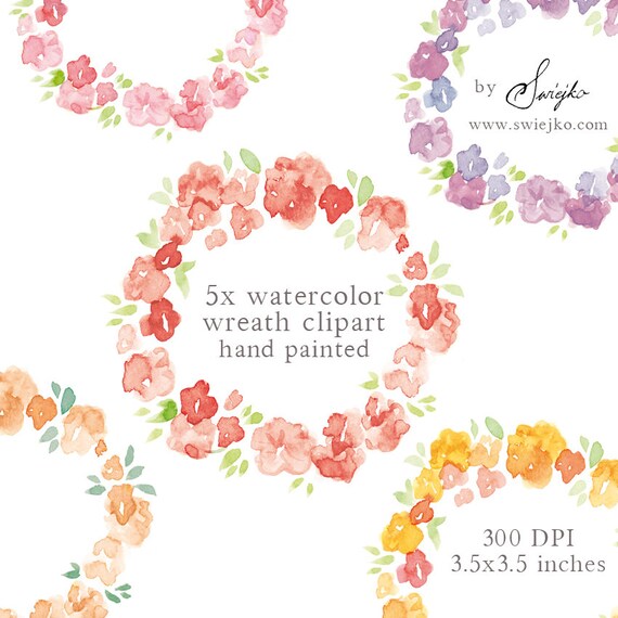 etsy watercolor clipart - photo #7