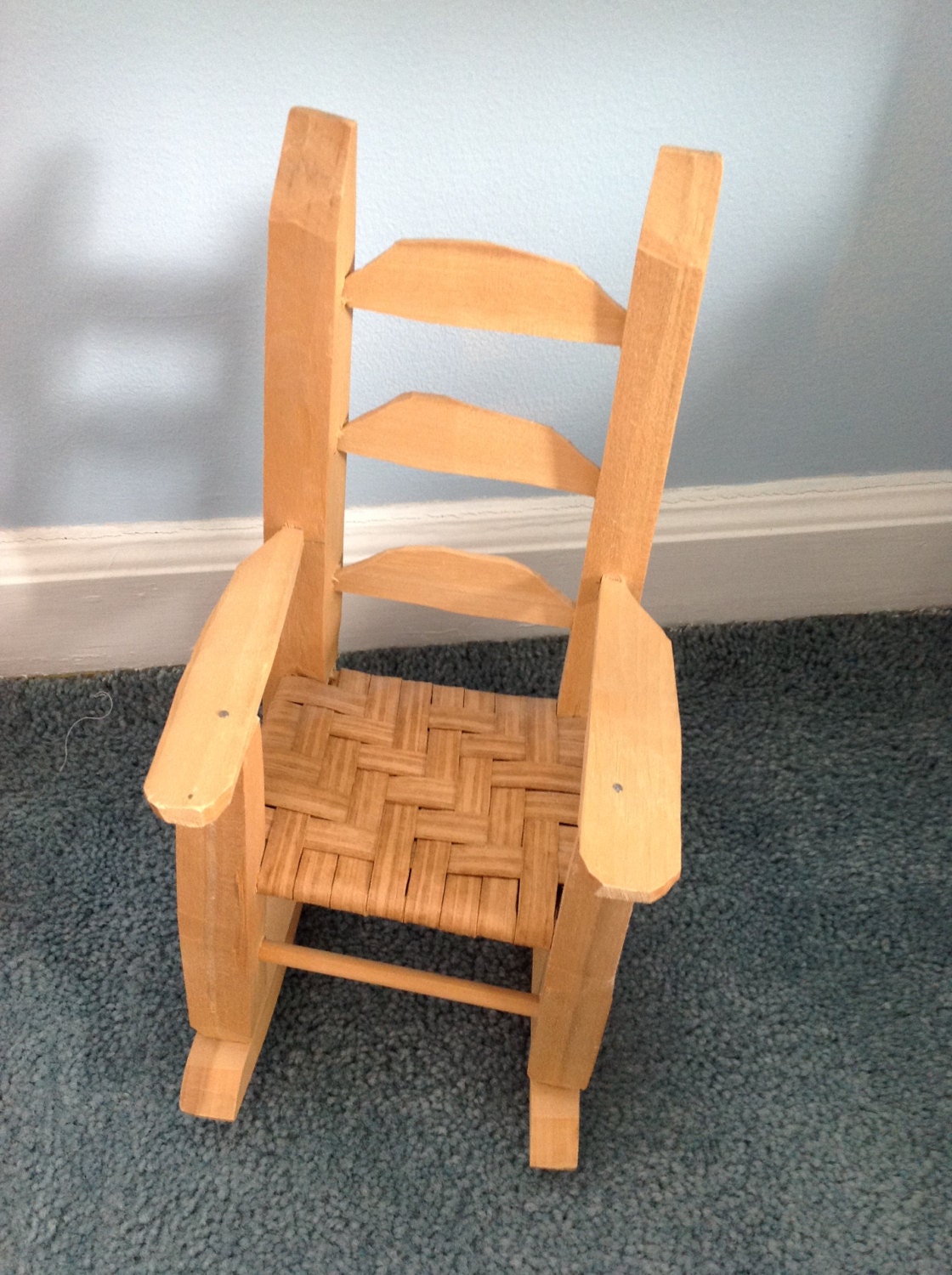 wooden doll chair