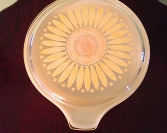 Vintage Pyrex Daisy Sunflower Casserole 2 1/2 Quart #475
