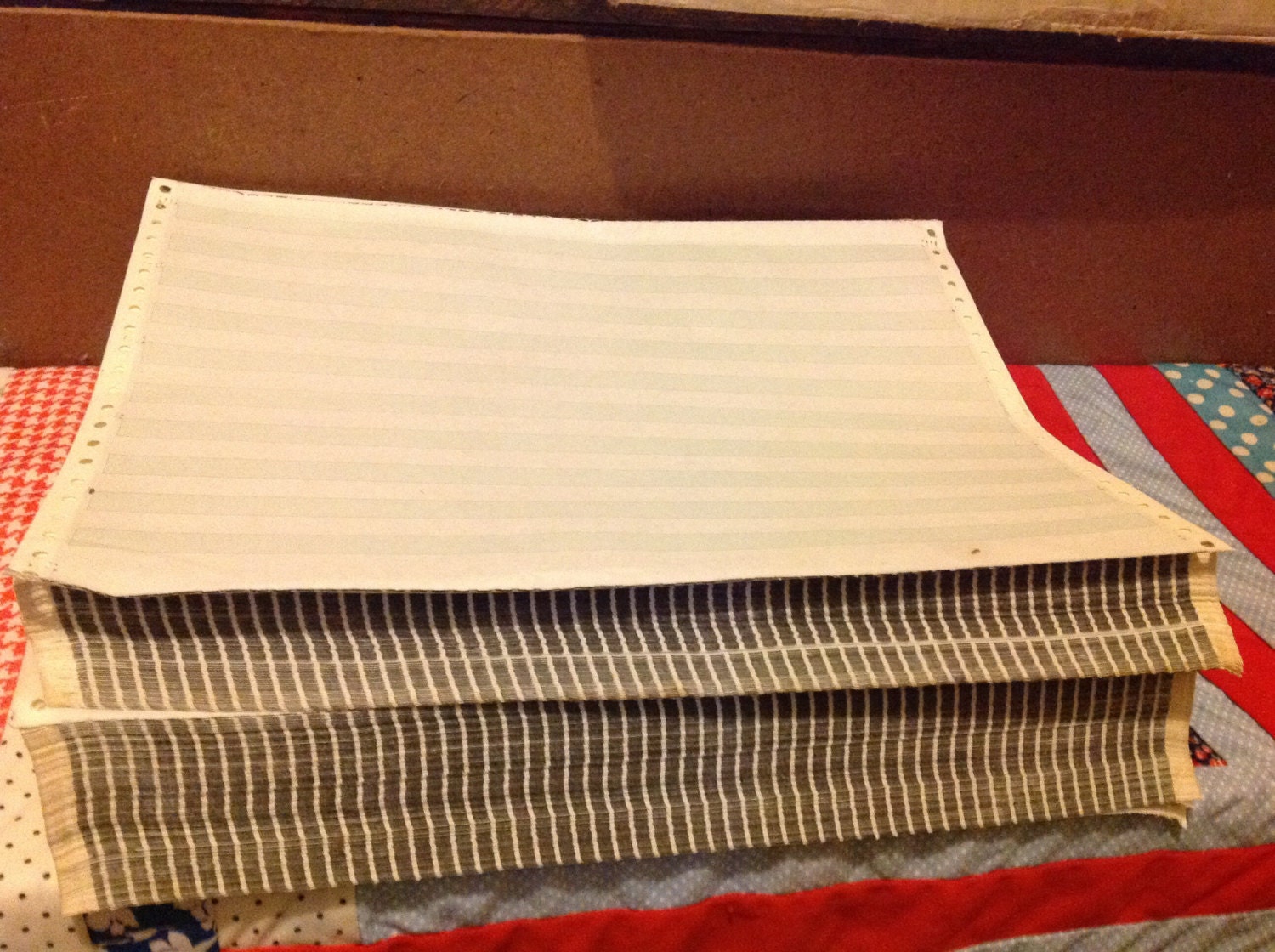 Vintage Dot Matrix Printer Paper Vintage by