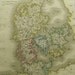 Sidney Hall Engraved Large Antique Map Denmark Plate XV 1828
