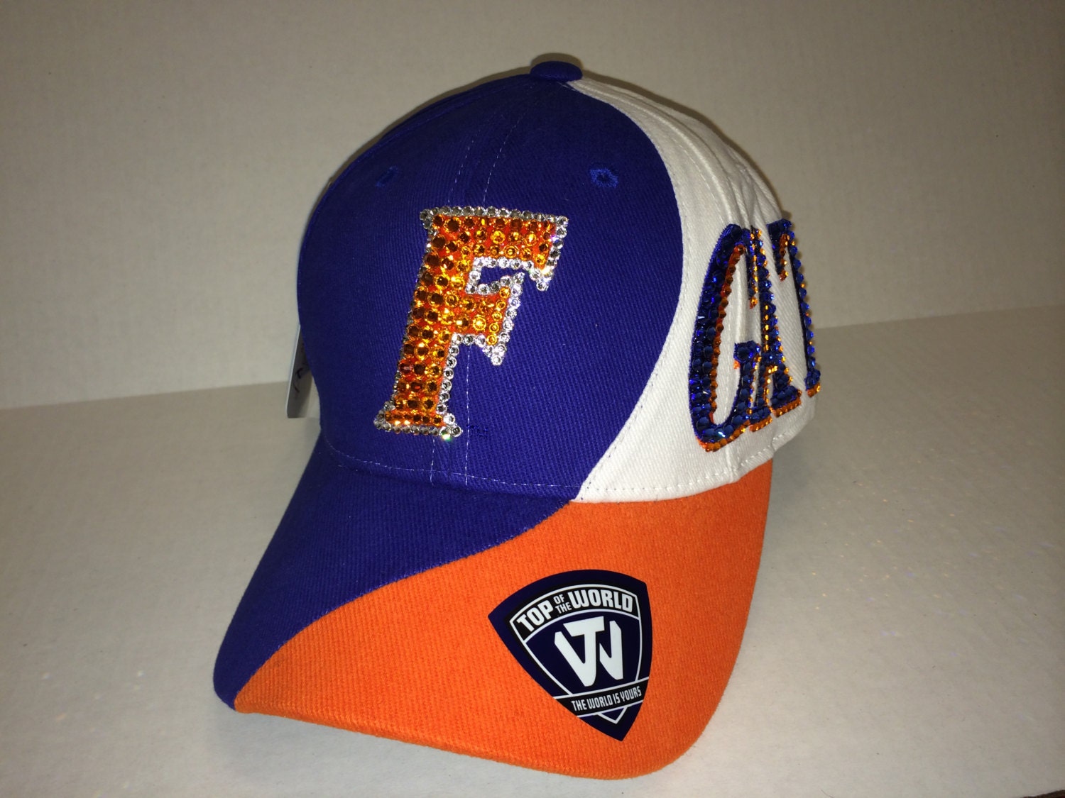 Swarovski crystal bling Florida Gators hat