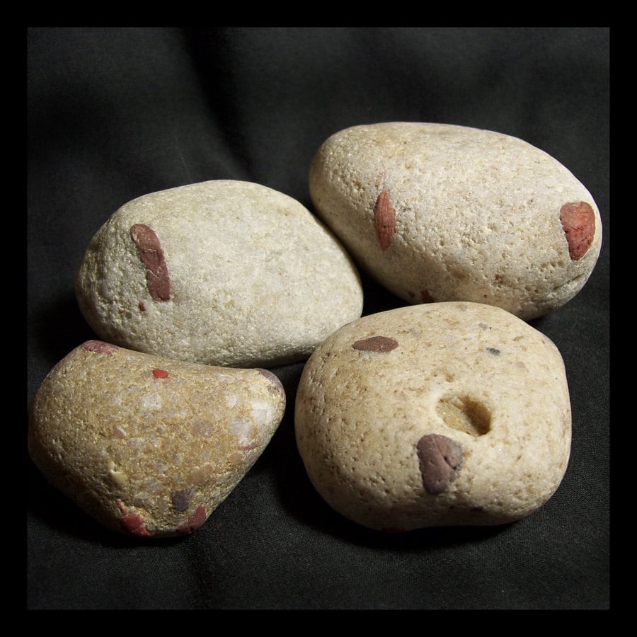 4 Pudding Stones / Puddinstone / Lapidary Material / Slabbing