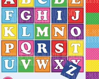Items similar to Chalk Character set - Individual alphabet and numbers ...