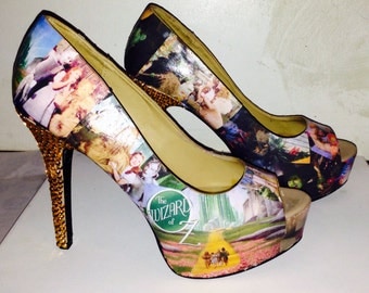Custom made Wizard of Oz shoes
