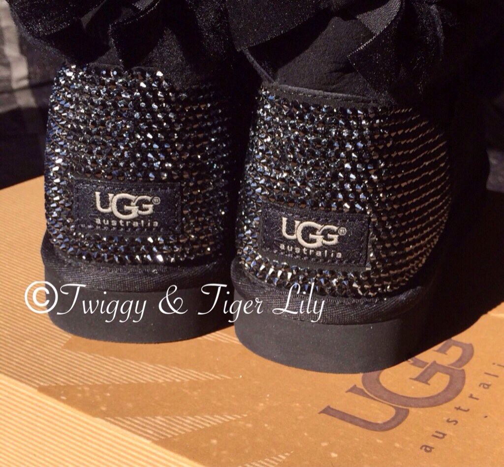 ugg noir brillante ugg noir brillante