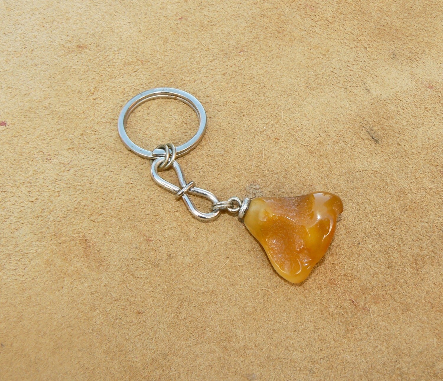 Baltic amber key ring key chain natural amber key ring bag