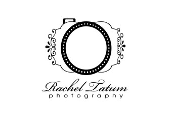 CLEARANCE DIY Instant Download Custom Premade Photography Logo and Watermark "Large Camera" - Fully Custom Font and Color