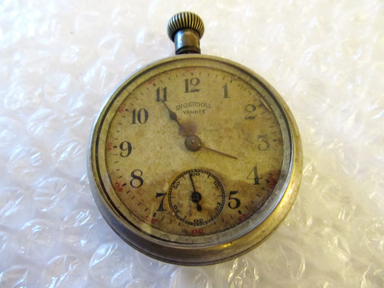 Antique Ingersoll Yankee Pocket Watch With Paper by Aim4Goodies