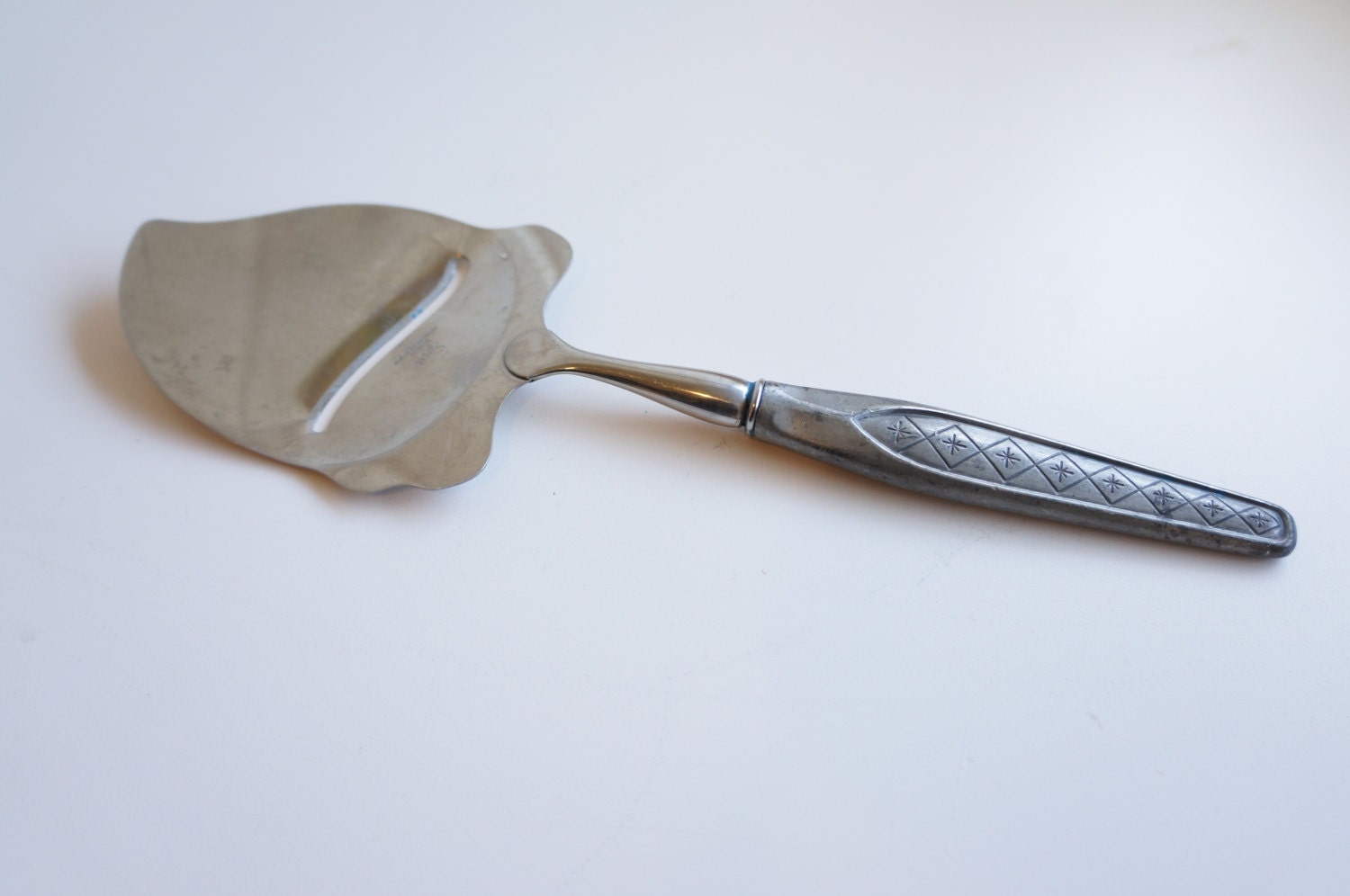Spar Norway Scandinavian Cheese Slicer Pewter Handle and