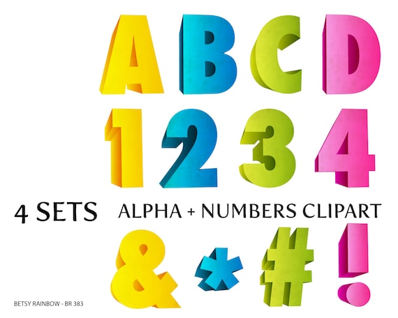 clip art numbers and letters - photo #23
