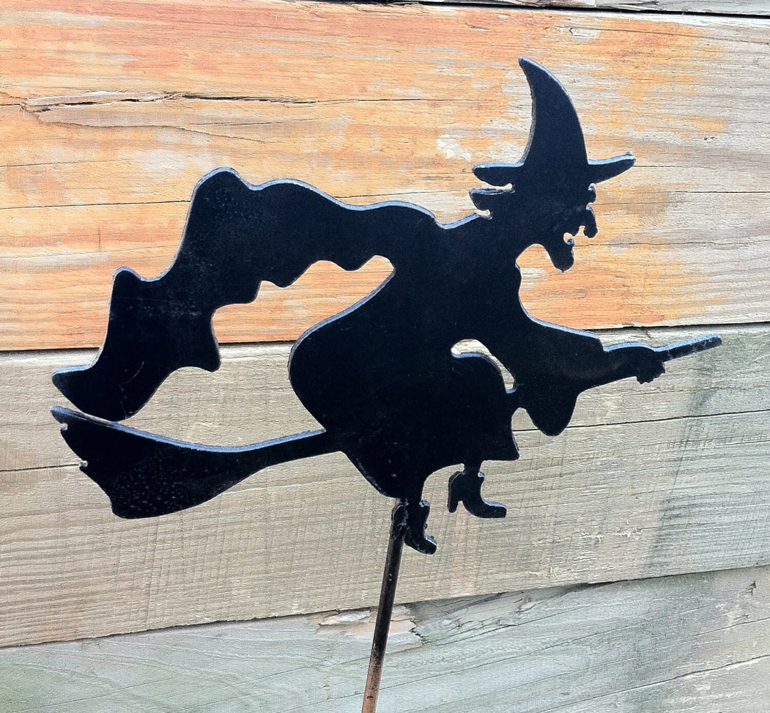 Metal Yard Stakes Halloween
 Metal Halloween Witch Yard Stake Decoration