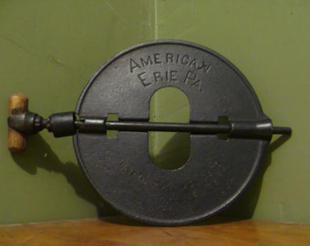 ERIE Pa. stove damper 1910s