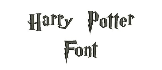 free harry potter embroidery font free harry potter embroidery font