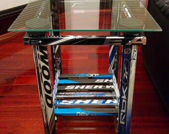 Hockey Stick End Table