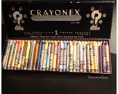 30 Vintage Prang Crayons / Crayonex No.326 / Rayonex / The  American Crayon Co. / 1950s