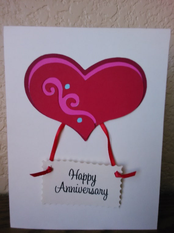 Happy Anniversary handmade card