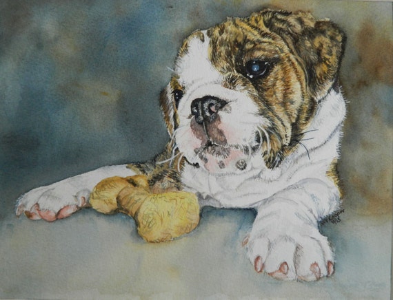 Pet Portraits in Watercolor 16 x 20in