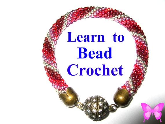 Beginners Learn Bead Crochet Tutorial Bracelet Pattern pdf