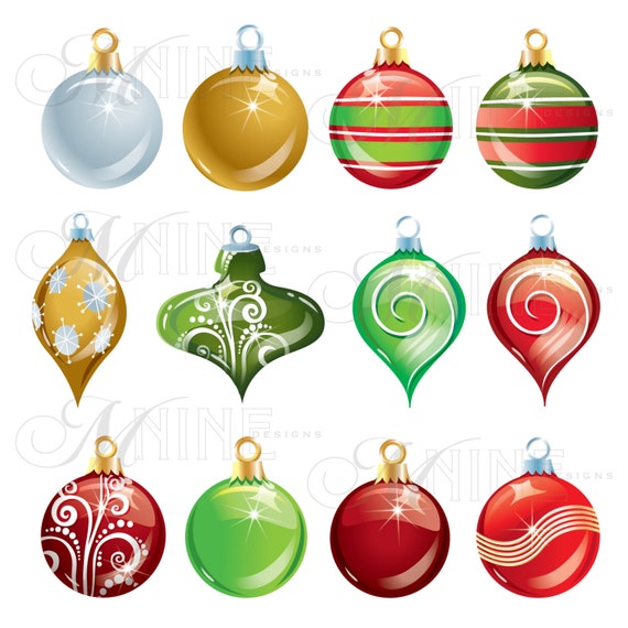clipart christmas ornaments - photo #18
