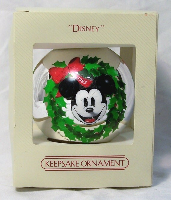 Hallmark Keepsake Christmas Ornament 1983 MIB Disney Mickey