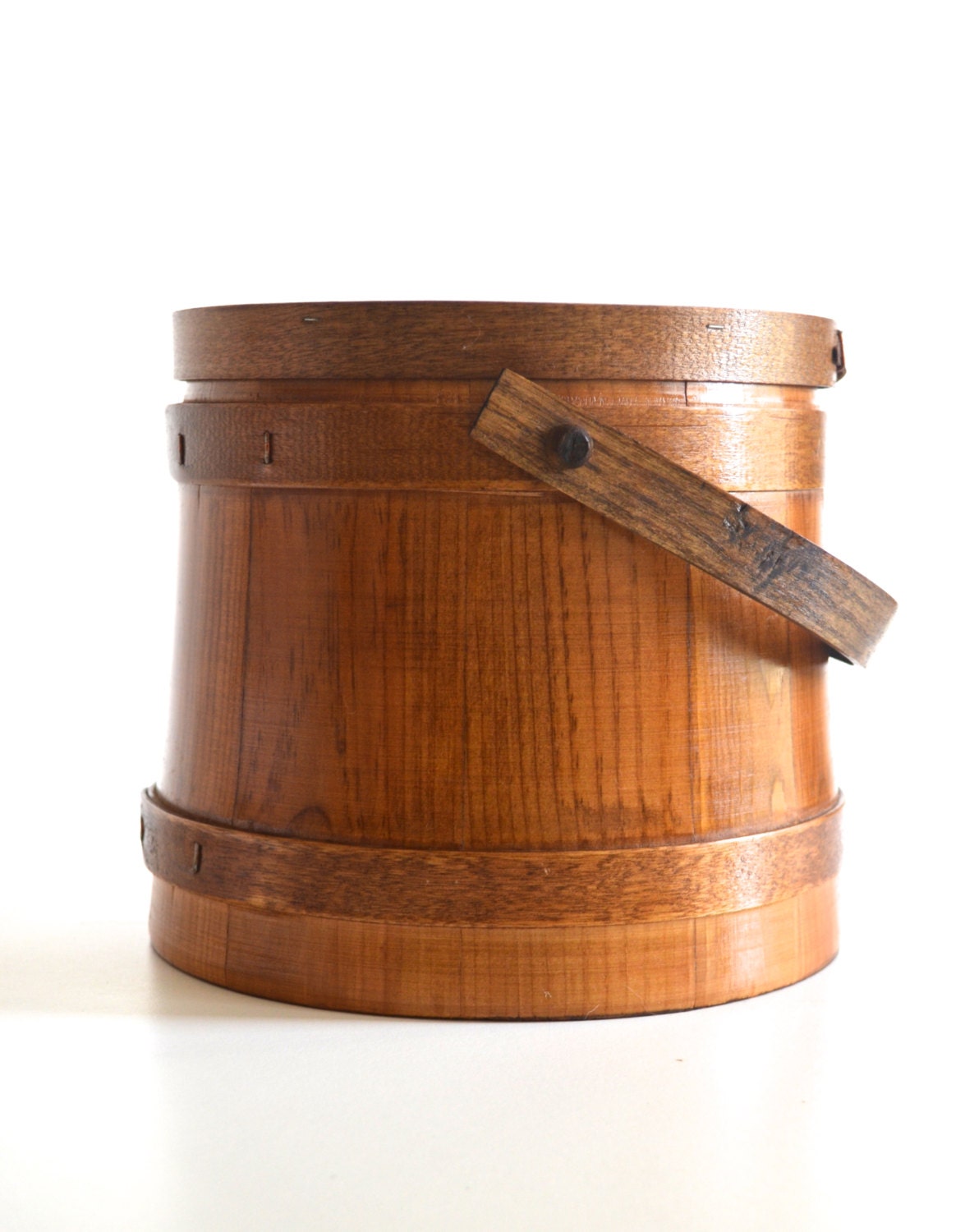 Vintage Jerywil Wooden Ice Bucket