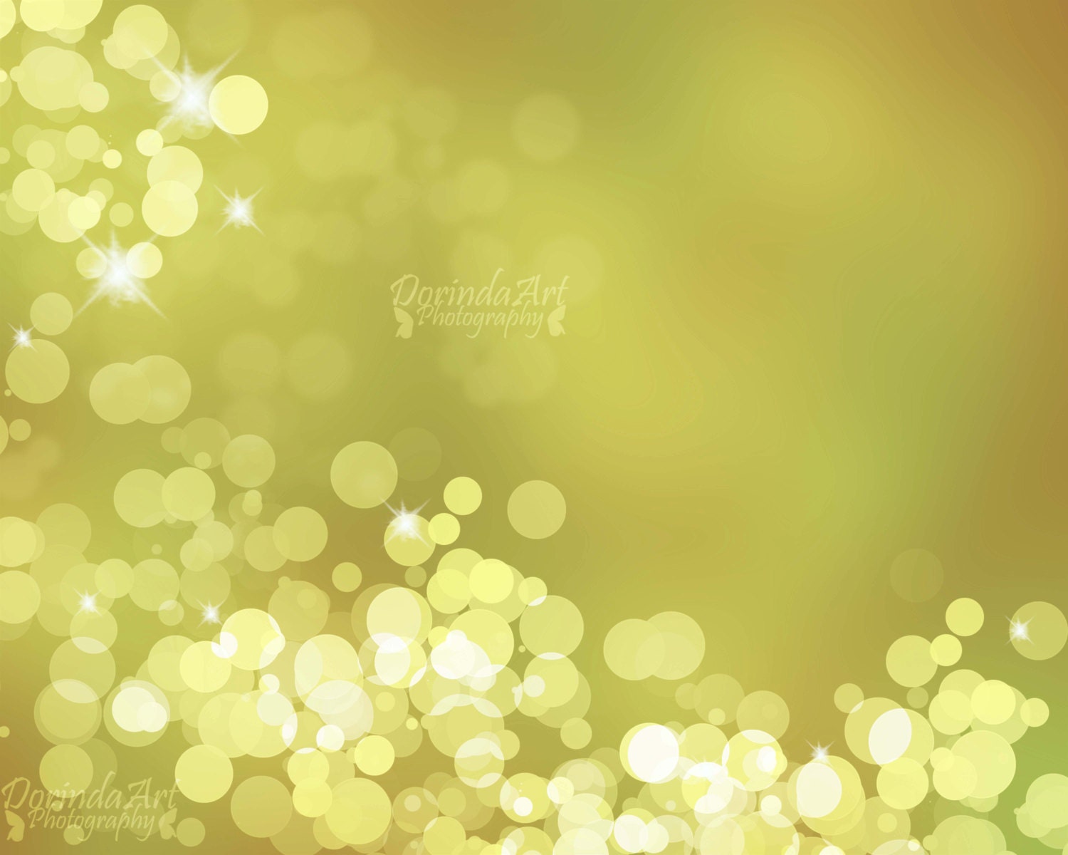 Christmas background Gold Green Large Christmas overlay Bokeh