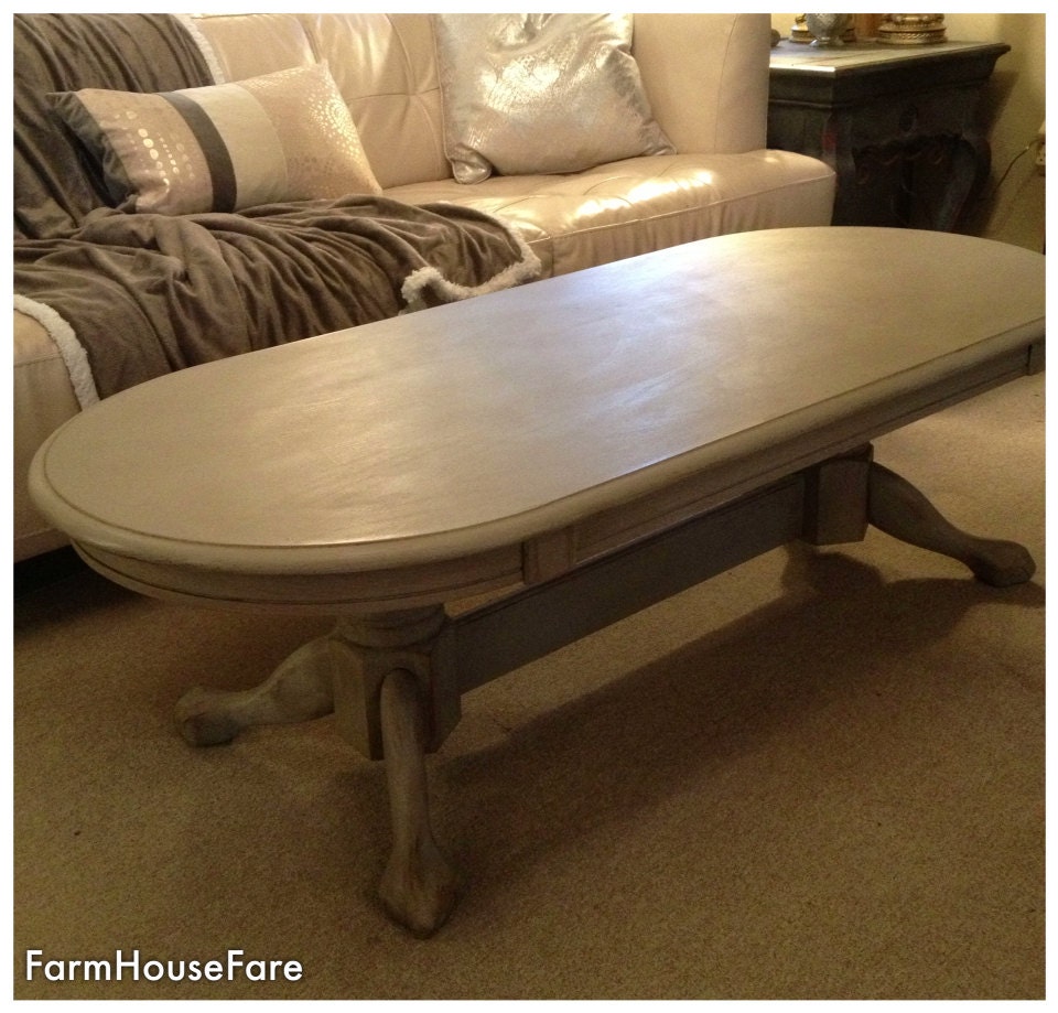 French Provincial Coffee Table Chalk Paint French Linen