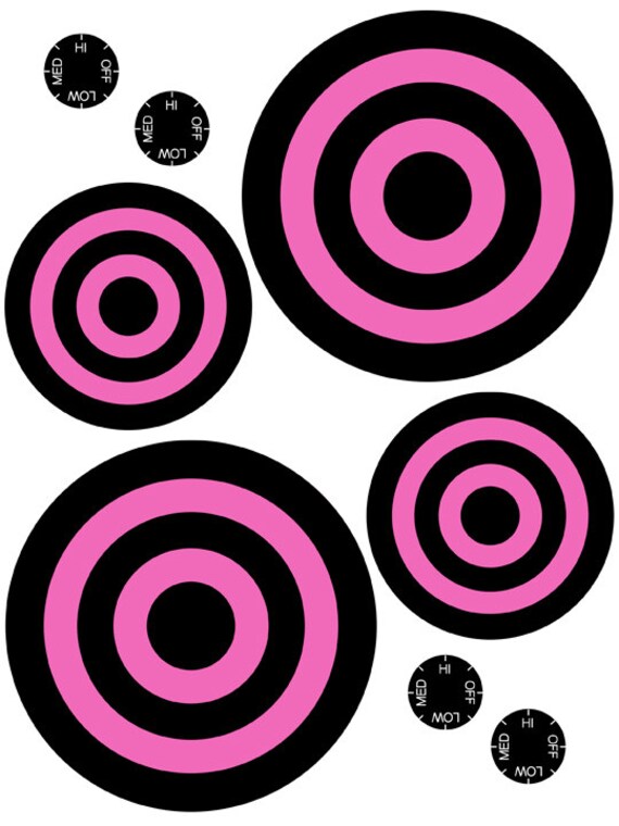 DIGITAL DOWNLOAD Stove/Range Printable Decals