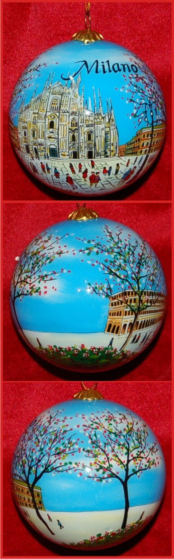 Milan Italy Christmas Ornament Gor102 By Russellrhodes On Etsy