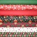 Benartex 1/2 yard Fabric Bundle.   1/2 yard each of Holiday Magic.  7 different fabrics